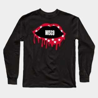 WISCO LIPS DESIGN Long Sleeve T-Shirt